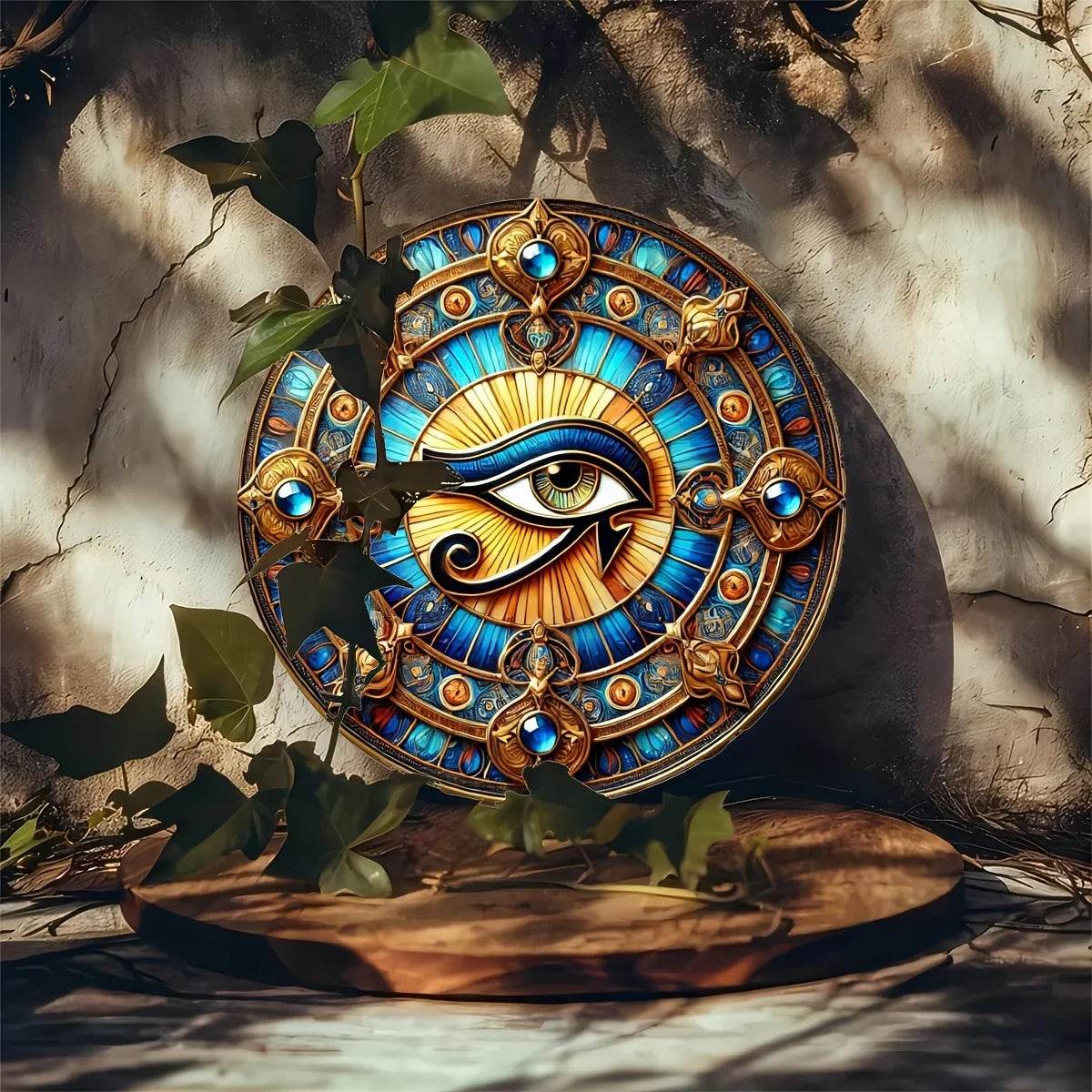 Thai Eye of Horus Home Decoration - Mystical Egyptian Blessing for Your Space