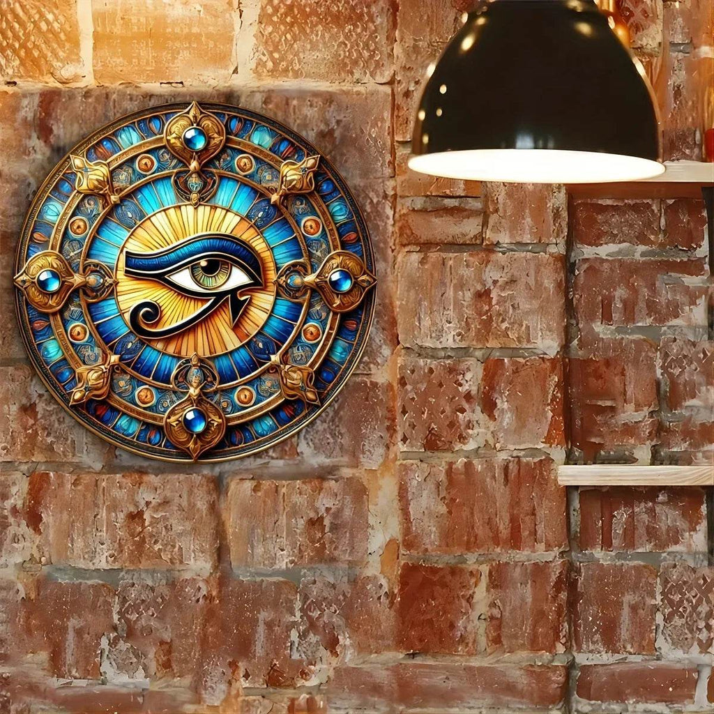 Thai Eye of Horus Home Decoration - Mystical Egyptian Blessing for Your Space