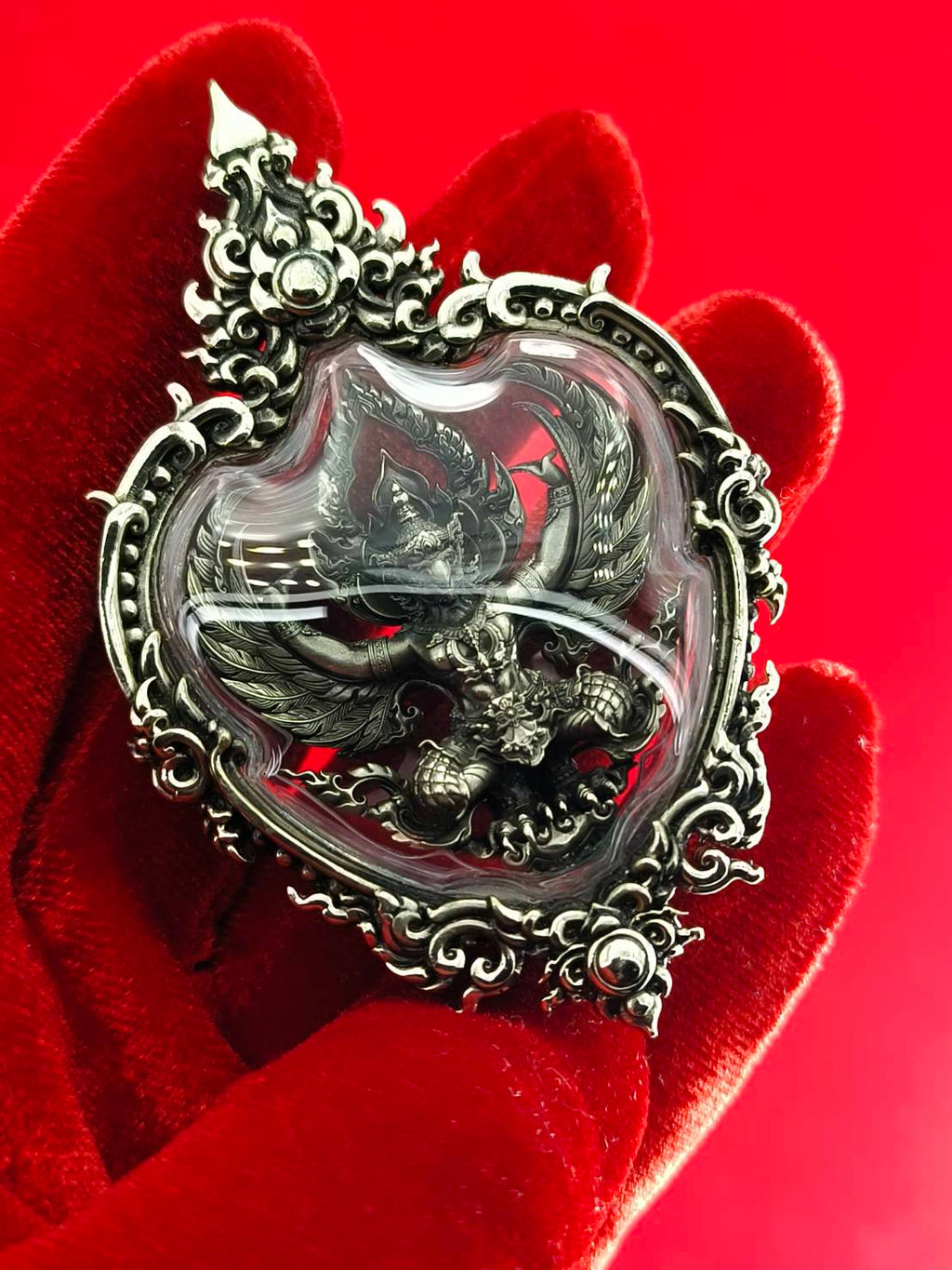 Phaya Garuda Amulet - Luang Pho Wichit Blessed Protection Charm