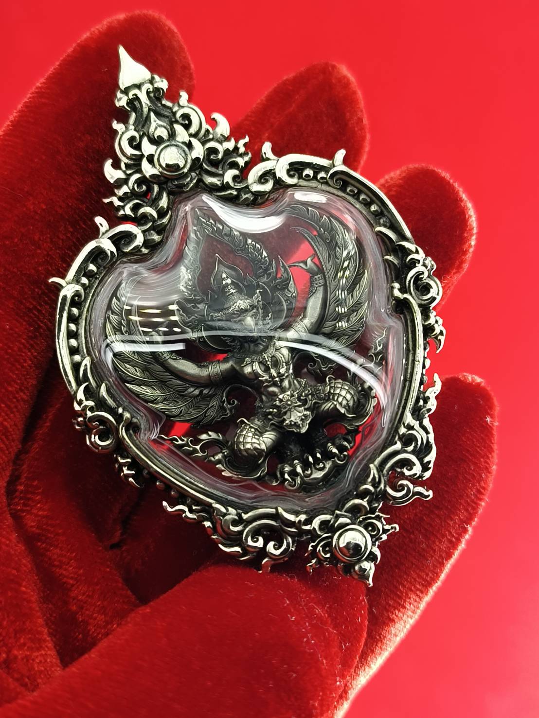 Phaya Garuda Amulet - Luang Pho Wichit Blessed Protection Charm