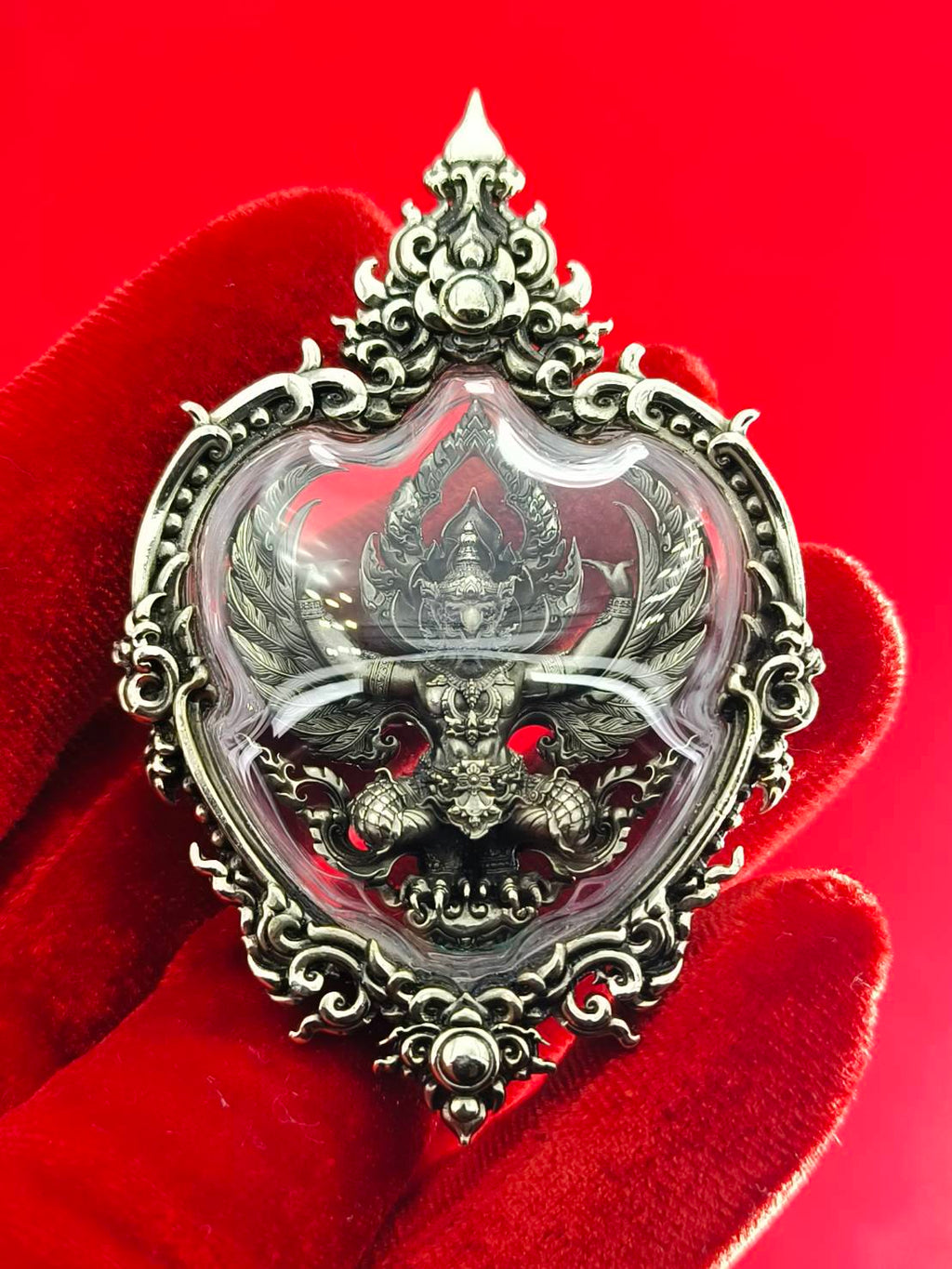 Phaya Garuda Amulet - Luang Pho Wichit Blessed Protection Charm