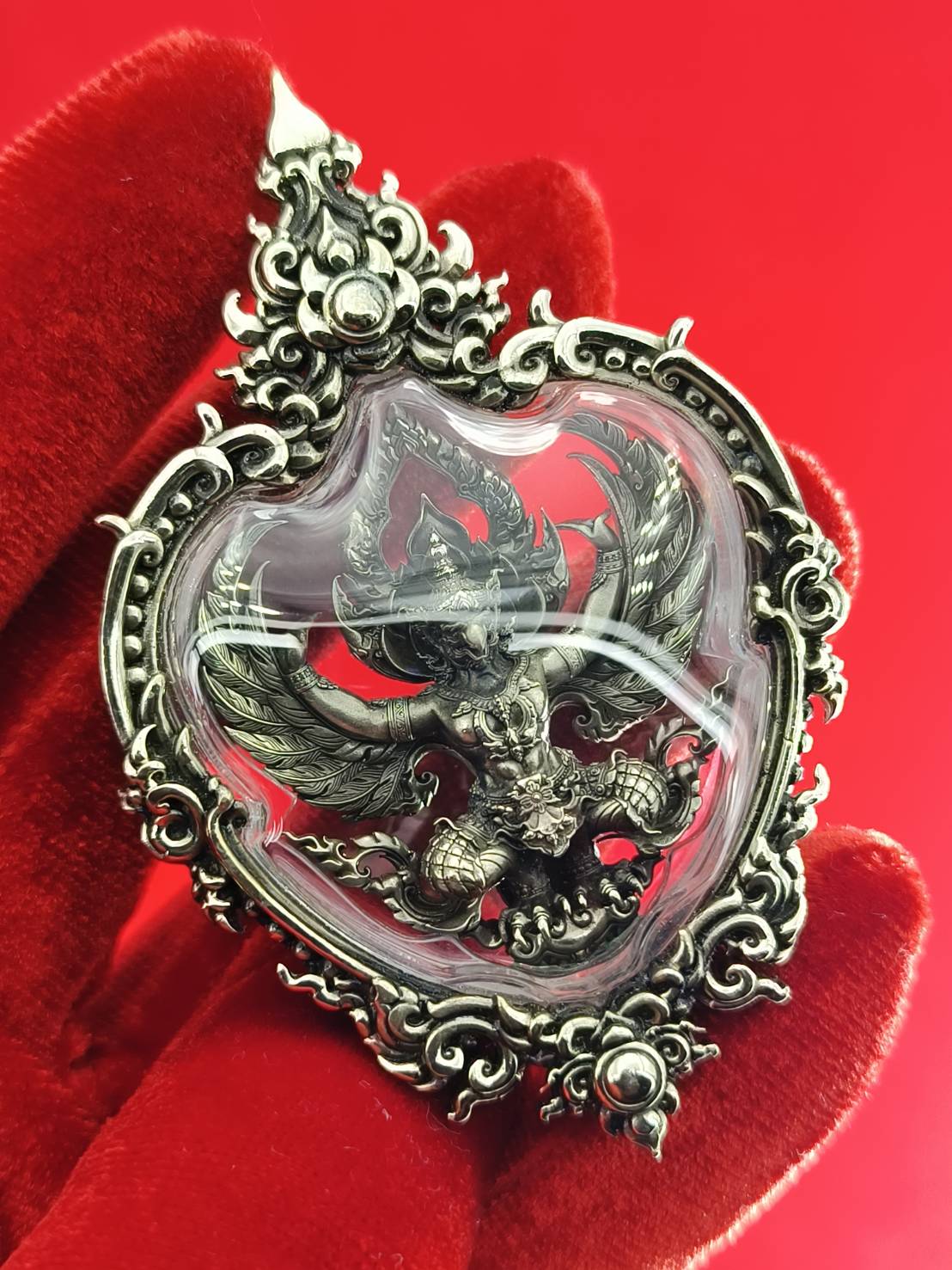 Phaya Garuda Amulet - Luang Pho Wichit Blessed Protection Charm