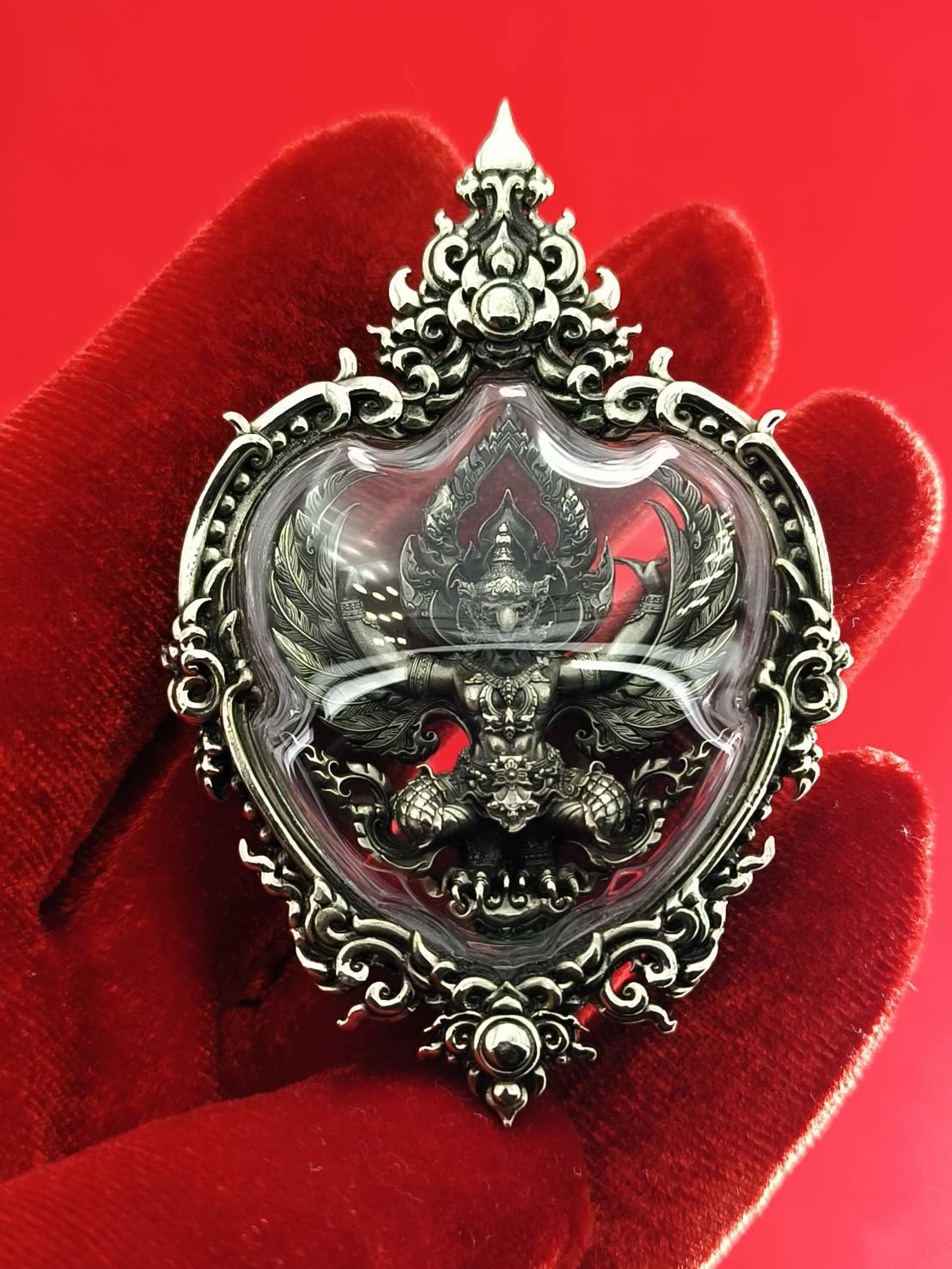 Phaya Garuda Amulet - Luang Pho Wichit Blessed Protection Charm