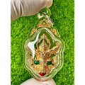 Phaya Garuda Amulet Setthi Prarthana Golden Enamel for Divine Wealth and Heavenly Power Default Title