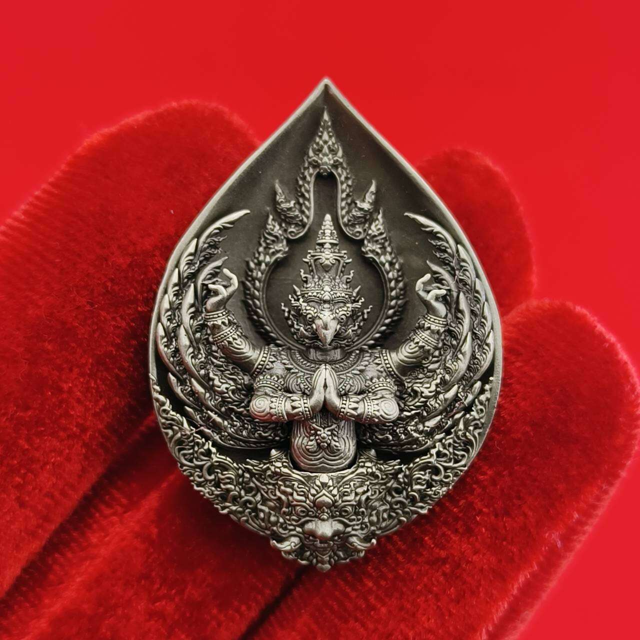 Phaya Garuda Kalsuban Medal – Luang Pho Wijit's Sacred Buddhist Protector & Fortune Charm