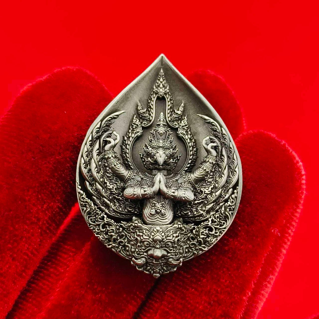 Phaya Garuda Kalsuban Medal – Luang Pho Wijit's Sacred Buddhist Protector & Fortune Charm