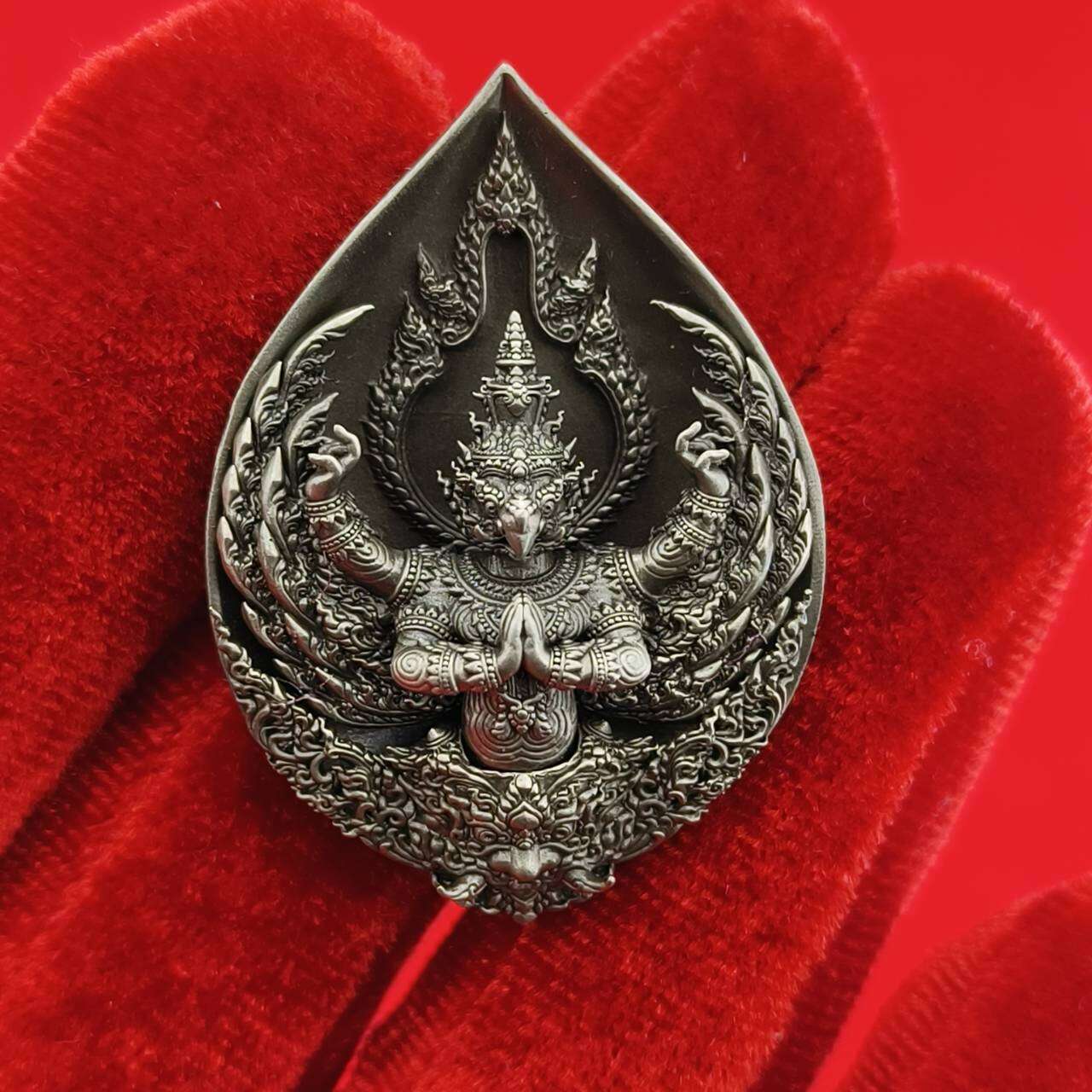 Phaya Garuda Kalsuban Medal – Luang Pho Wijit's Sacred Buddhist Protector & Fortune Charm Default Title