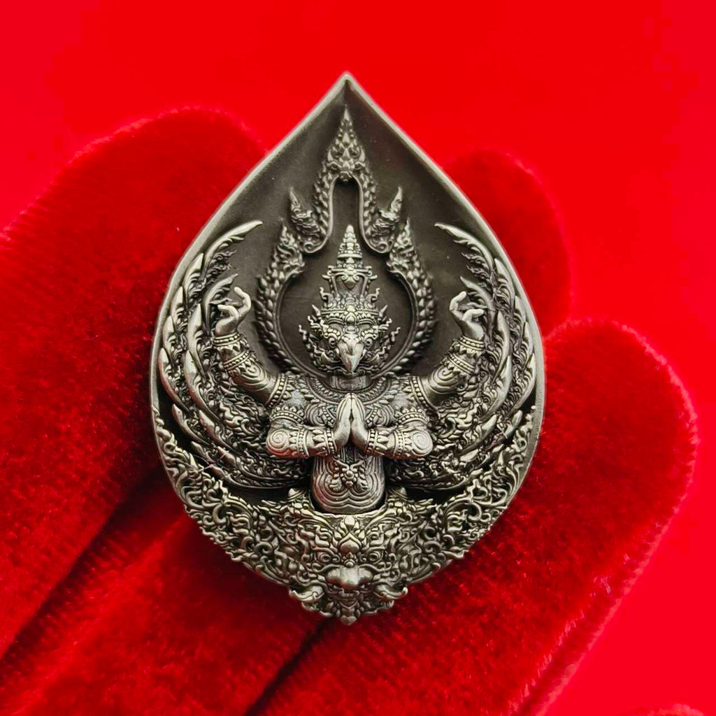 Phaya Garuda Kalsuban Medal – Luang Pho Wijit's Sacred Buddhist Protector & Fortune Charm