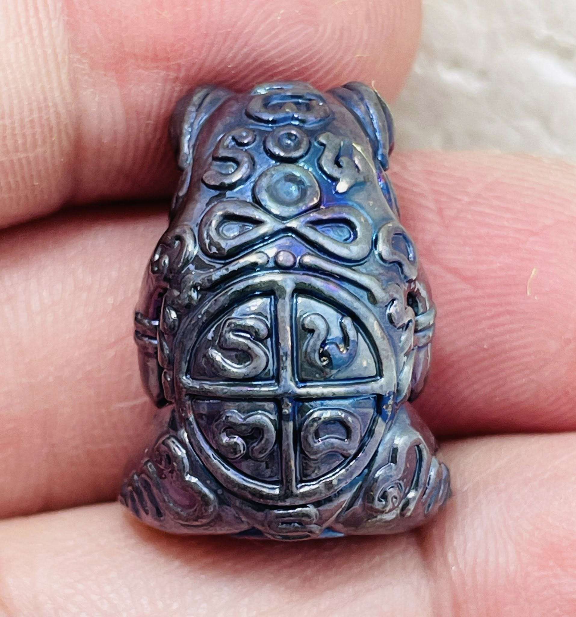 Phaya Kob Kin Duean Amulet - Premium Quality Raja Choke Fortune Frog for Abundance and Prosperity