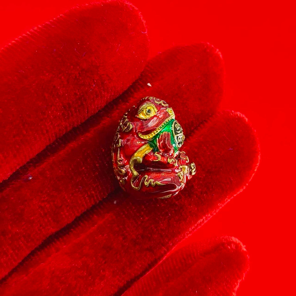 Phaya Kob Kin Duean Charm for Rapid Wealth and Prosperity Setthi Red