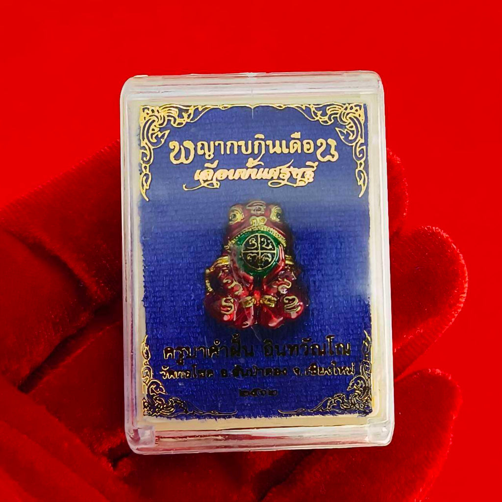 Phaya Kob Kin Duean Charm for Rapid Wealth and Prosperity Setthi