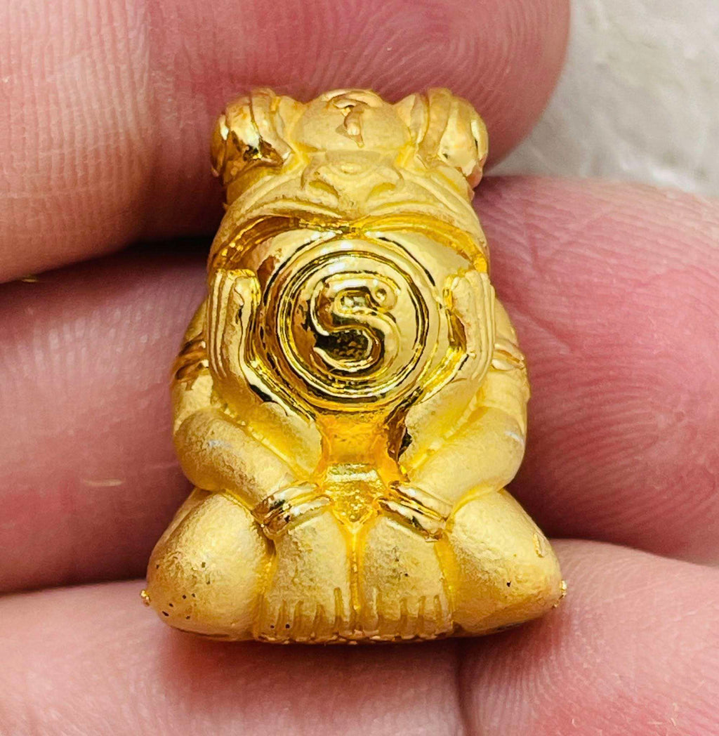 Phaya Kob Kin Duean Amulet - Premium Thai Charm for Good Luck and Prosperity