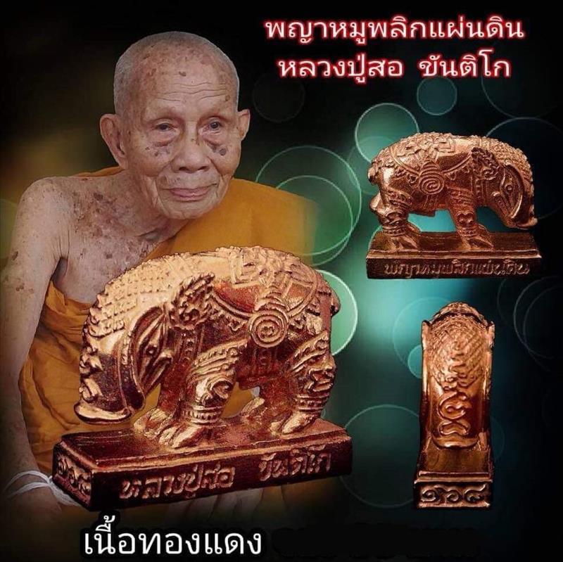 Phaya Moo Plik Phaen Din Amulet for Ultimate Destiny Transformation Default Title