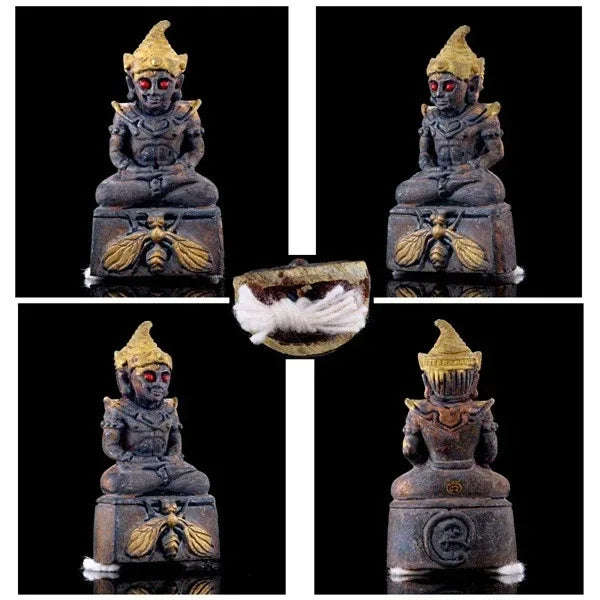 🔥 Phaya Ngang "Maeng Wan Kham" (Golden Fly) - Lanna Necromancy Edition: Kruba Khamfan, Wat Ko Chok – Corpse Flipping Iron & Corpse Cord – Ultimate Love & Wealth Magnet