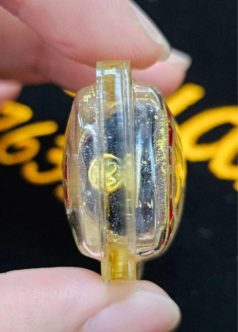 👹 Phaya Ngang "Sap Saneha" (Wealth & Charm) - Maha Chanuan Metal Encased in Kru Prai Oil: Luang Phor Mian, Wat Ban Chaniang – Ancient Khmer Sorcery for Love & Riches