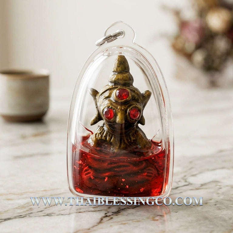 👁️ Phaya Sam Ta "Mak Mia - Mak Sap" (The Three-Eyed Sovereign): The Ultimate Master of Infinite Consorts and Infinite Wealth by Luang Phor Mian