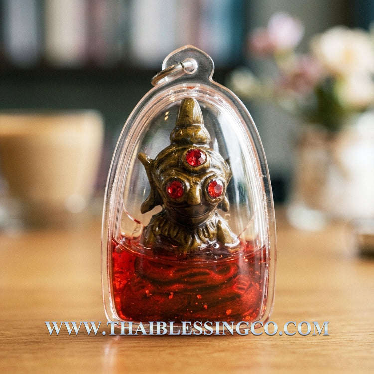 👁️ Phaya Sam Ta "Mak Mia - Mak Sap" (The Three-Eyed Sovereign): The Ultimate Master of Infinite Consorts and Infinite Wealth by Luang Phor Mian