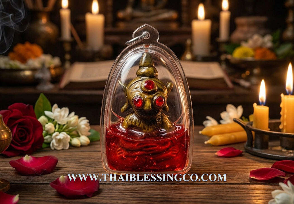 👁️ Phaya Sam Ta "Mak Mia - Mak Sap" (The Three-Eyed Sovereign): The Ultimate Master of Infinite Consorts and Infinite Wealth by Luang Phor Mian