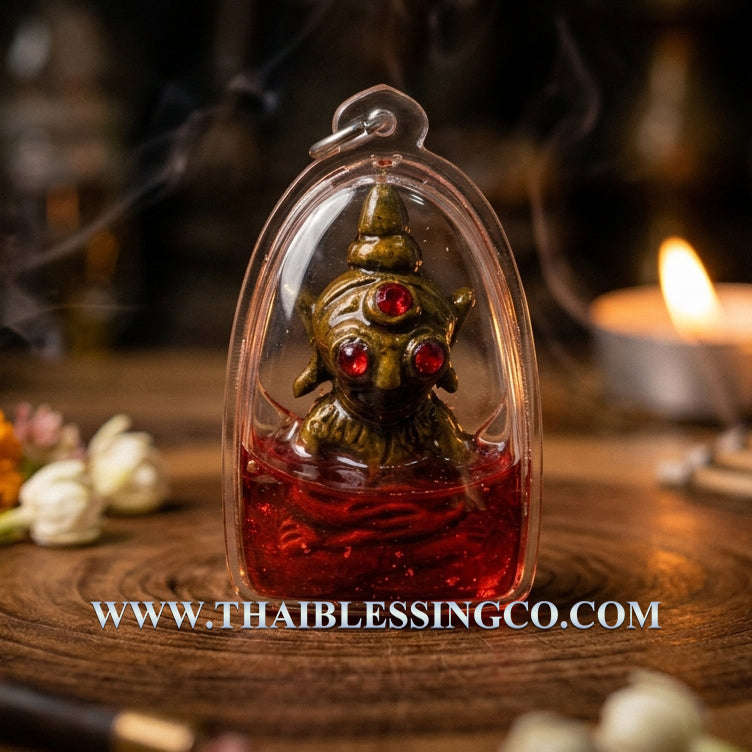 👁️ Phaya Sam Ta "Mak Mia - Mak Sap" (The Three-Eyed Sovereign): The Ultimate Master of Infinite Consorts and Infinite Wealth by Luang Phor Mian