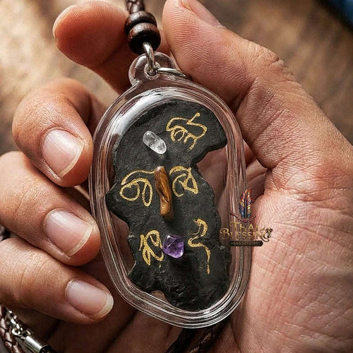 Phaya Suea Liao Lang Thai Amulet Protection talisman good luck charm spiritual jewelry Sacred Tiger Looking Back Sovereign Power Consecrated Tiger Eye Gemstone 108 Sacred Herbs Thai Blessing Co By RURUECHA