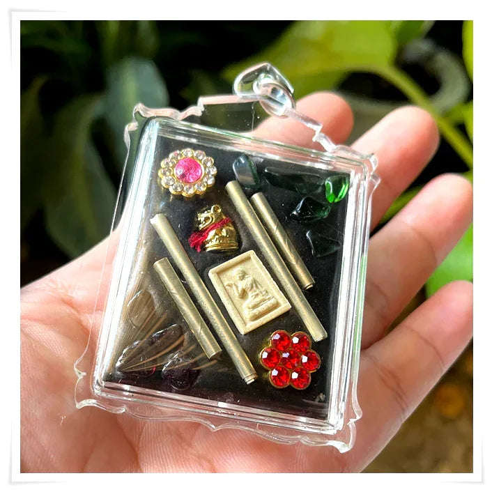 Phayak Naree Tiger Goddess Amulet - Authentic Thai Blessing Co Protection Charm