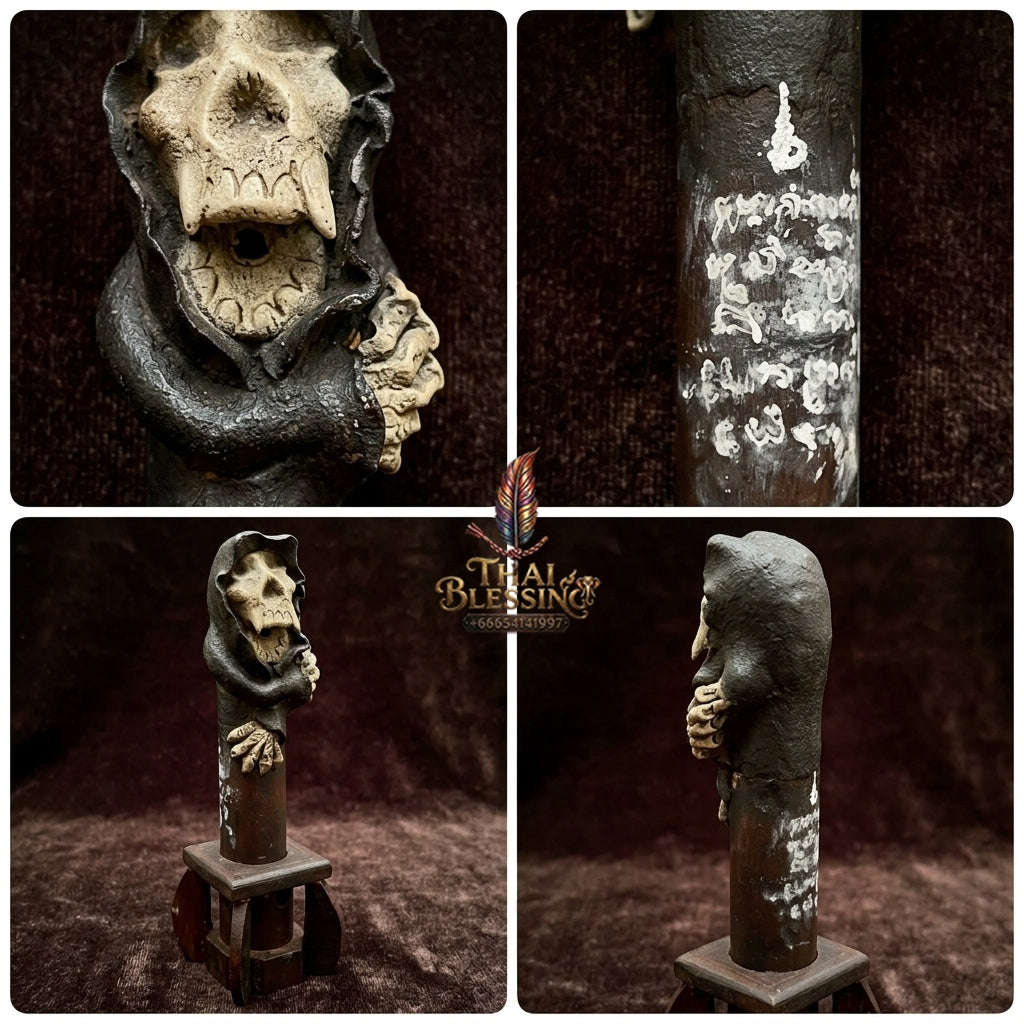 ✨ Pho Phrai Setthi (Master-Grade Millionaire Ghost Spirit Effigy - Supreme Speculative Luck, Commercial Trade, & Wish-Fulfilling Necromancy Thai Blessing Co By RURUECHA