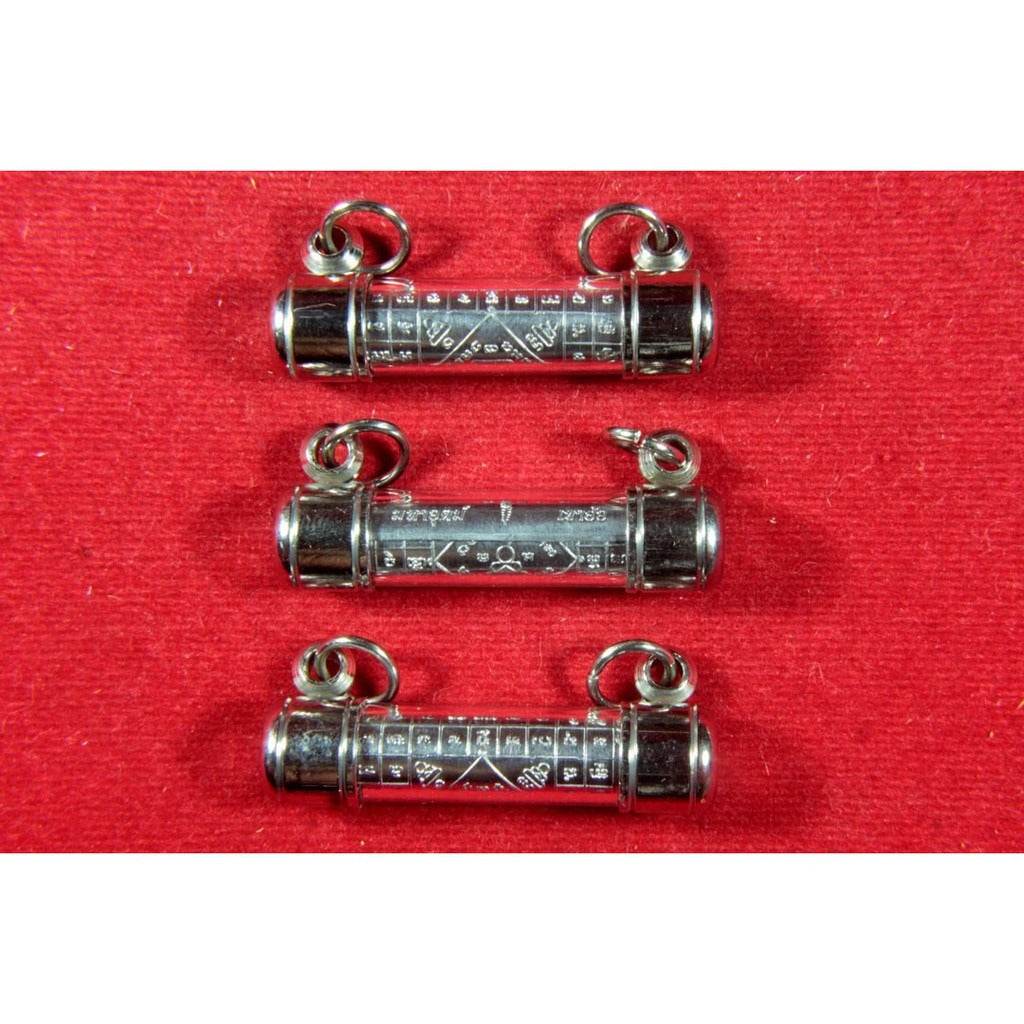 Phor Than Paew Thai Amulet First Edition Silver Charms for Spiritual Protection