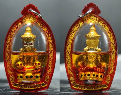 Phra Ajarn Amnat Thai Amulet Pendant for Protection and Prosperity