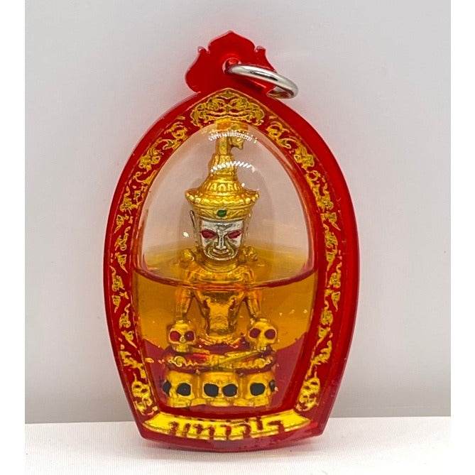 Phra Ajarn Amnat Thai Amulet Pendant for Protection and Prosperity