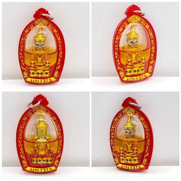 Phra Ajarn Amnat Thai Amulet Pendant for Protection and Prosperity