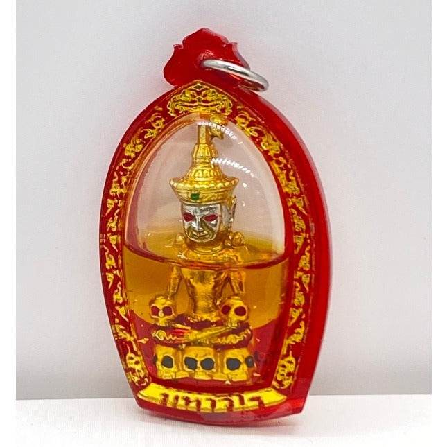 Phra Ajarn Amnat Thai Amulet Pendant for Protection and Prosperity