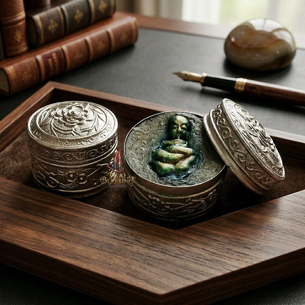 ✨ Phra Ajarn Manit See Phueng Kuman Duad Rok (Child-Spirit Wealth & Wish-Fulfilling Sacred Wax, 2563 / 2020) - Wat Nong Khaen Thai Blessing Co By RURUECHA