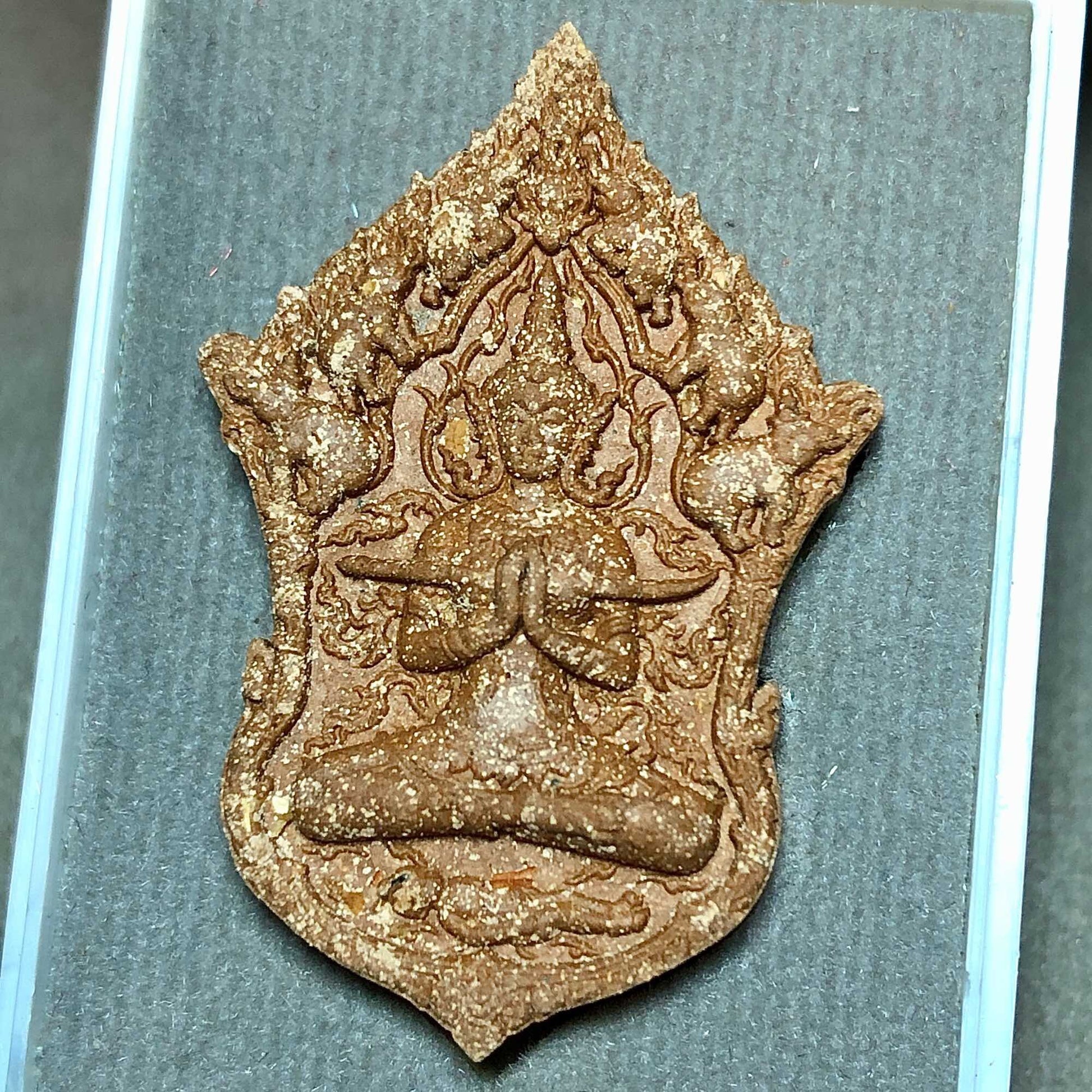 Phra Khun Paen amulet millionaire edition crafted from sacred materials with intricate details and a protective aura