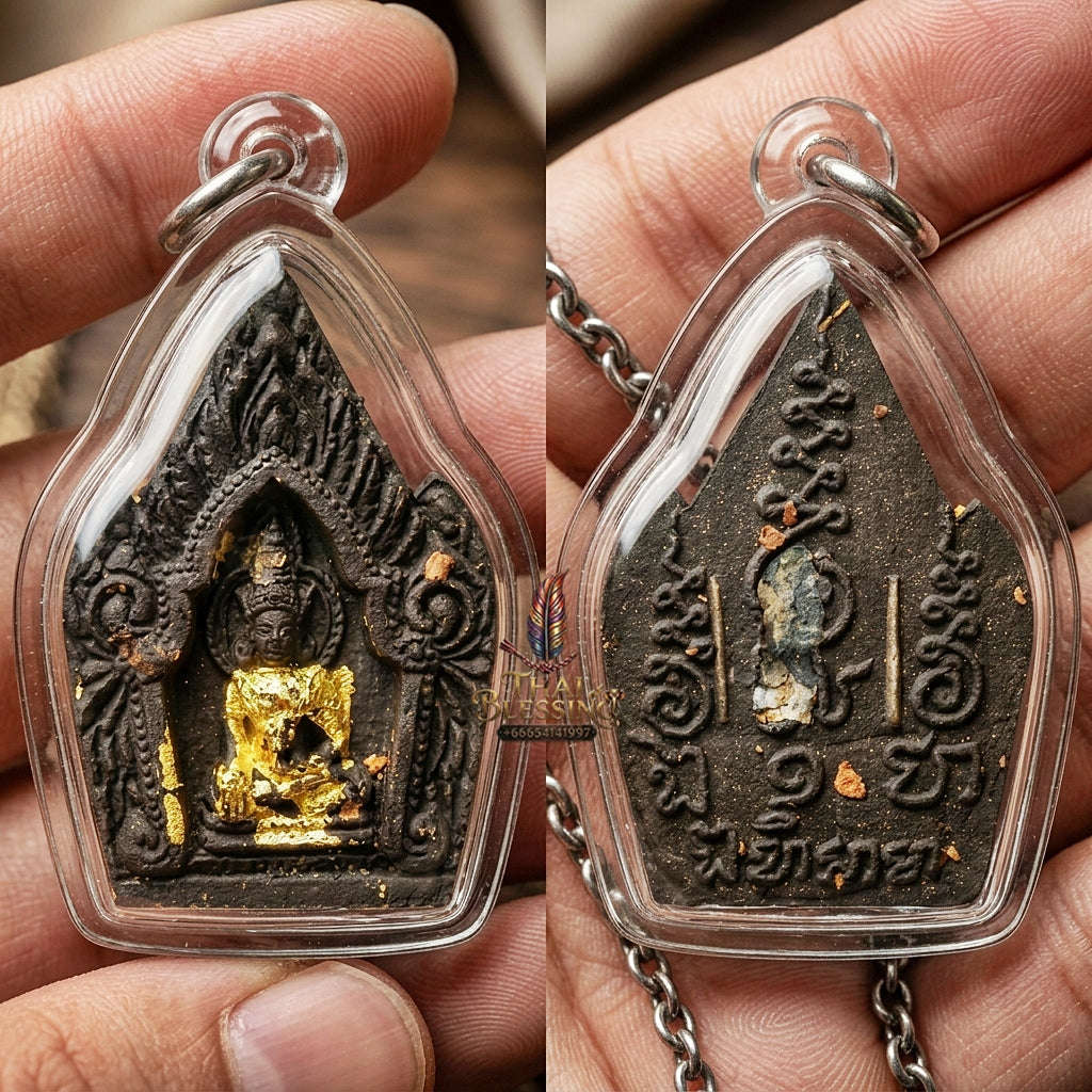 Phra Khun Phaen Thai Amulet Protection talisman good luck charm spiritual jewelry Sacred Phra Khun Phaen Phrai 9 Ton Phrai Prathana Special Master Edition Thai Blessing Co By RURUECHA