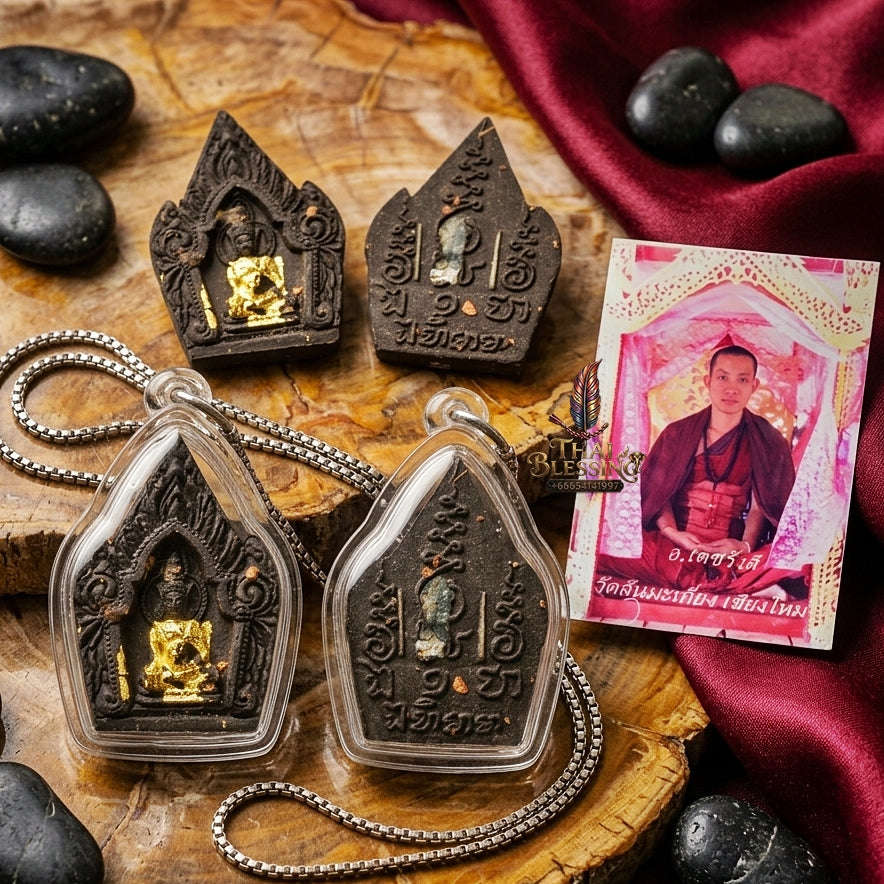 Phra Khun Phaen Thai Amulet Protection talisman good luck charm spiritual jewelry Sacred Phra Khun Phaen Phrai 9 Ton Phrai Prathana Special Master Edition Thai Blessing Co By RURUECHA