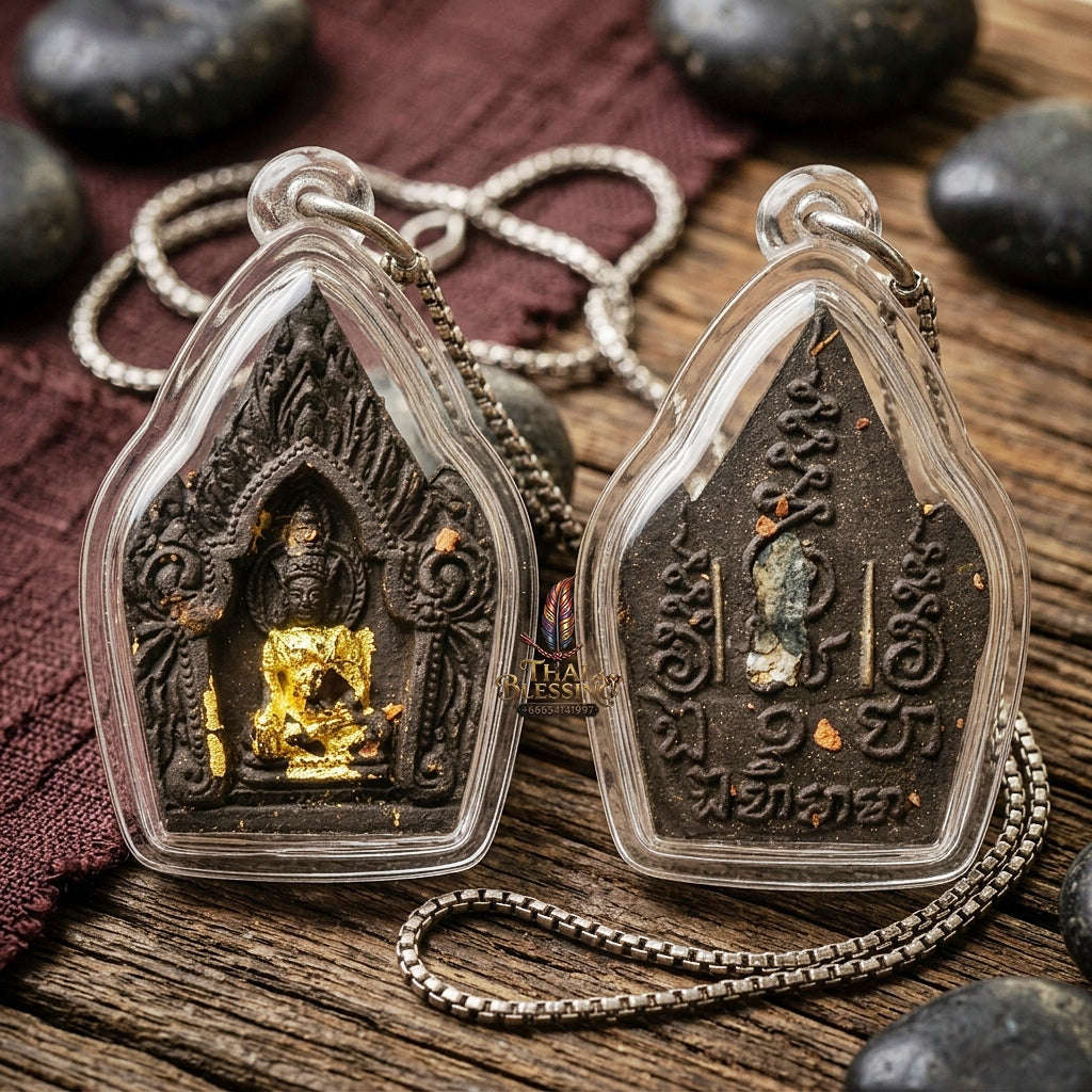 Phra Khun Phaen Thai Amulet Protection talisman good luck charm spiritual jewelry Sacred Phra Khun Phaen Phrai 9 Ton Phrai Prathana Special Master Edition Thai Blessing Co By RURUECHA