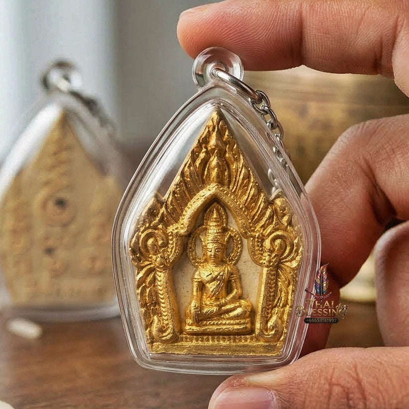 Phra Khun Phaen Thai Amulet Protection talisman good luck charm spiritual jewelry Sacred Phra Khun Phaen Phrai 9 Ton Phrai Prathana Wish-Fulfilling Edition Thai Blessing Co By RURUECHA