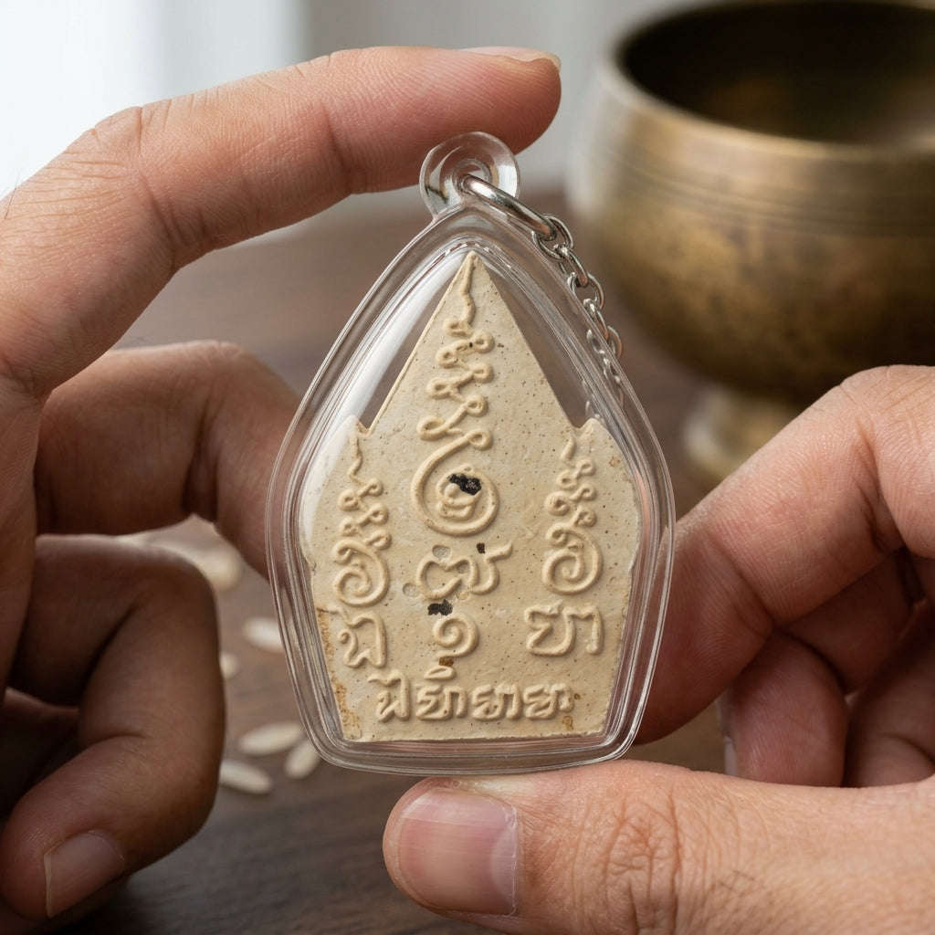 Phra Khun Phaen Thai Amulet Protection talisman good luck charm spiritual jewelry Sacred Phra Khun Phaen Phrai 9 Ton Phrai Prathana Wish-Fulfilling Edition Thai Blessing Co By RURUECHA