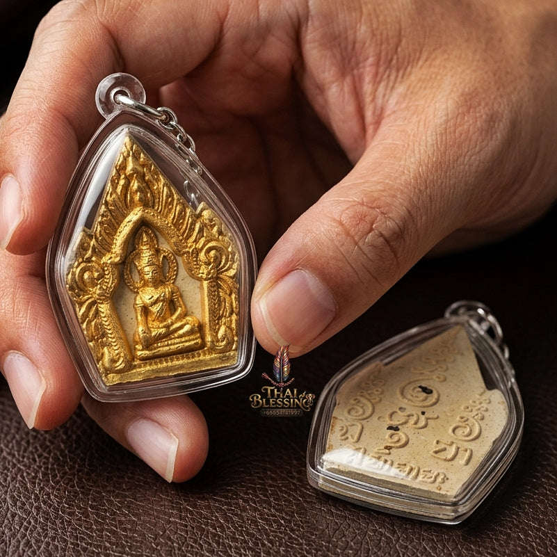 Phra Khun Phaen Thai Amulet Protection talisman good luck charm spiritual jewelry Sacred Phra Khun Phaen Phrai 9 Ton Phrai Prathana Wish-Fulfilling Edition Thai Blessing Co By RURUECHA
