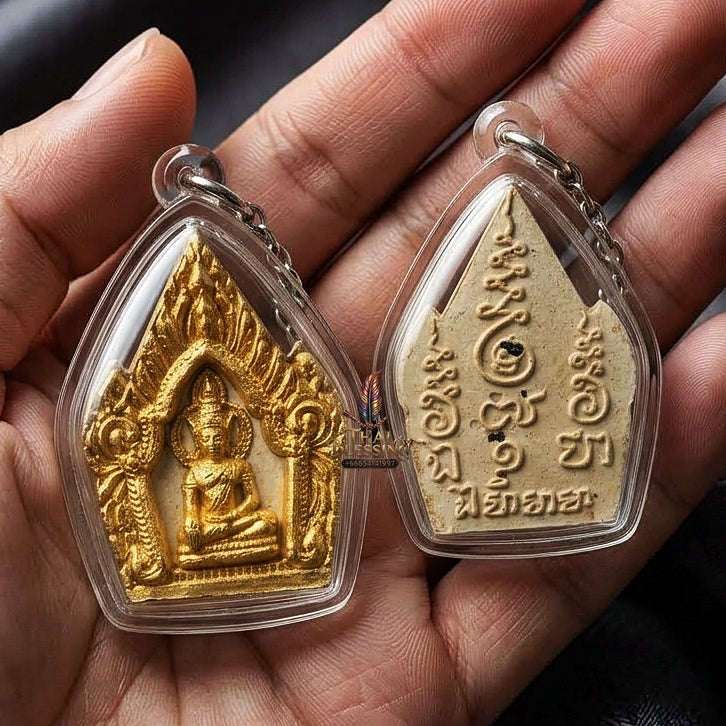 Phra Khun Phaen Thai Amulet Protection talisman good luck charm spiritual jewelry Sacred Phra Khun Phaen Phrai 9 Ton Phrai Prathana Wish-Fulfilling Edition Thai Blessing Co By RURUECHA