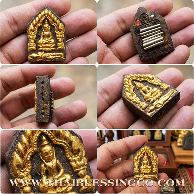 ✨ Phra Khunphaen Prai Kuman (2nd Edition): Sacred Charm Herb Essence with Gold Brush Finish—Consecrated by the 5 Supreme Masters of Necromantic Charm and Love Sorcery