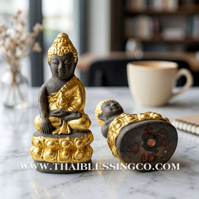 ✨🔥 Phra Kring (The Medicine Buddha) – Sacred Earth & Putthakun Powder Edition – Luang Phor Phrom, Wat Ban Suan – The Divine Engine for Holistic Prosperity, Business Domination, and Unstoppable Life Elevation!