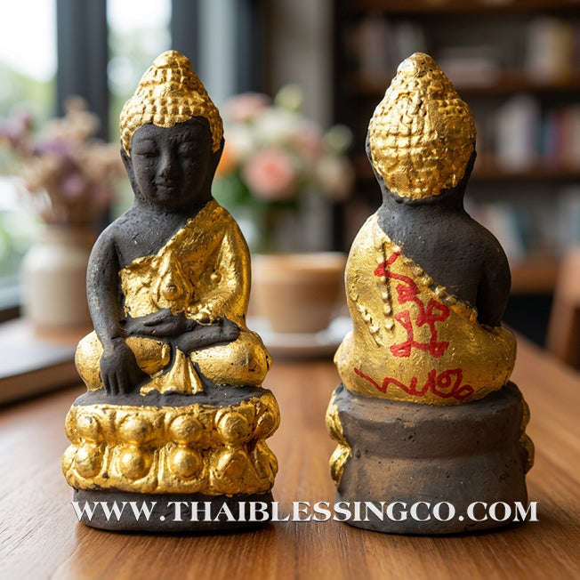 ✨🔥 Phra Kring (The Medicine Buddha) – Sacred Earth & Putthakun Powder Edition – Luang Phor Phrom, Wat Ban Suan – The Divine Engine for Holistic Prosperity, Business Domination, and Unstoppable Life Elevation!