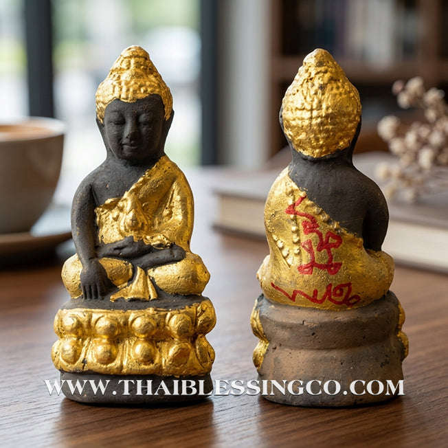 ✨🔥 Phra Kring (The Medicine Buddha) – Sacred Earth & Putthakun Powder Edition – Luang Phor Phrom, Wat Ban Suan – The Divine Engine for Holistic Prosperity, Business Domination, and Unstoppable Life Elevation!