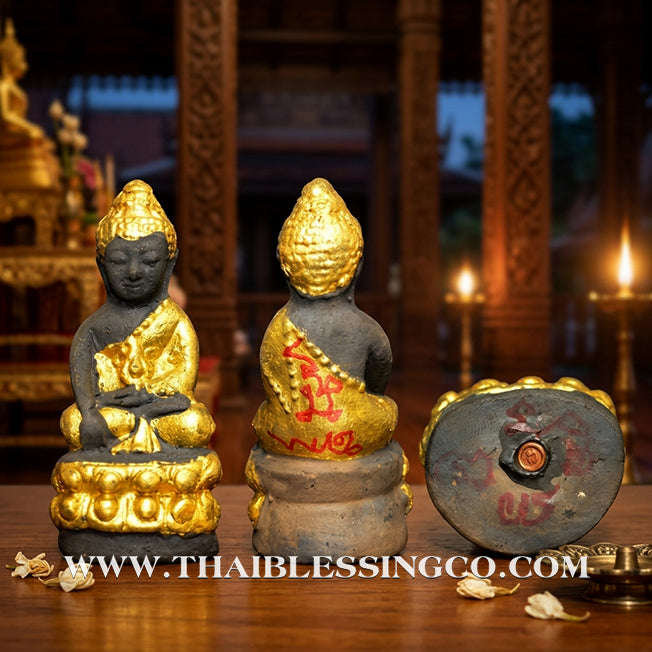 ✨🔥 Phra Kring (The Medicine Buddha) – Sacred Earth & Putthakun Powder Edition – Luang Phor Phrom, Wat Ban Suan – The Divine Engine for Holistic Prosperity, Business Domination, and Unstoppable Life Elevation!
