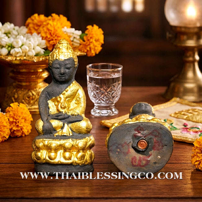 ✨🔥 Phra Kring (The Medicine Buddha) – Sacred Earth & Putthakun Powder Edition – Luang Phor Phrom, Wat Ban Suan – The Divine Engine for Holistic Prosperity, Business Domination, and Unstoppable Life Elevation!