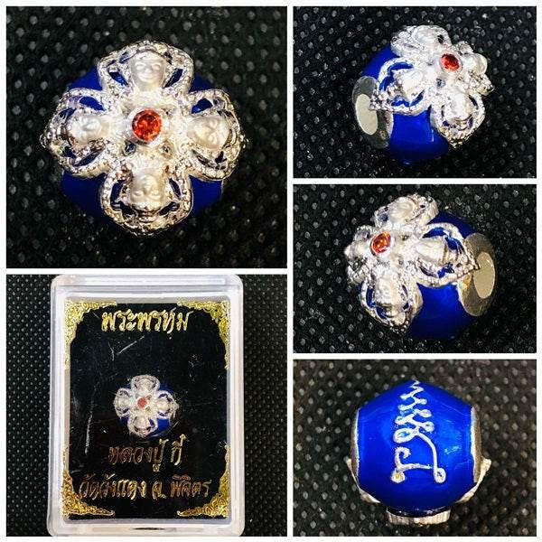 Phra Kru Pilat Thammavimon Amulet Bracelet for Protection and Good Fortune