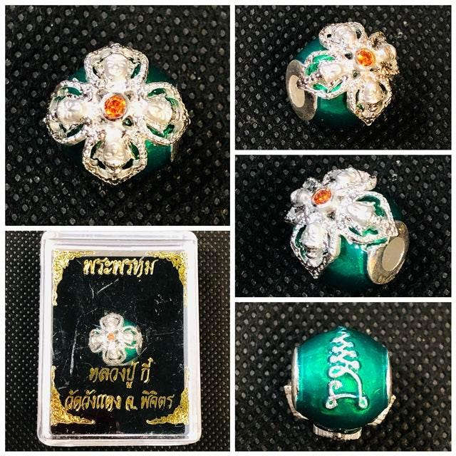 Phra Kru Pilat Thammavimon Amulet Bracelet for Protection and Good Fortune