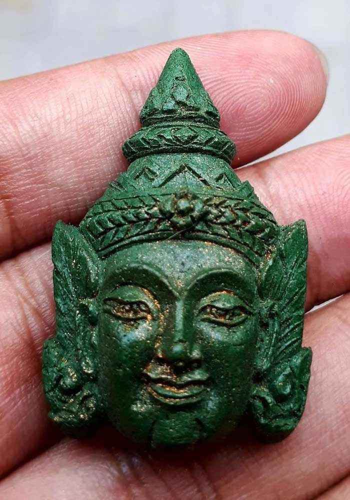 Phra Laksue Namthong Amulet – Phra Fan Supatto's Metta Mahasanern Amulet | 黄金面相佛牌 - 龙普ฝั้น亲制万人迷圣物 One-Sake.com Default Title Default Title-