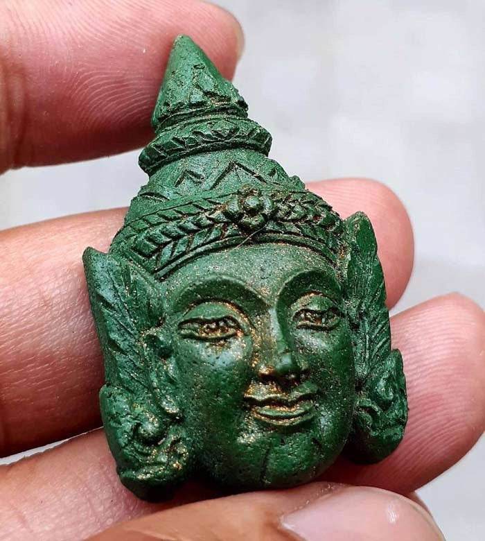 Phra Laksue Namthong Amulet – Phra Fan Supatto's Metta Mahasanern Amulet | 黄金面相佛牌 - 龙普ฝั้น亲制万人迷圣物 One-Sake.com Default Title Default Title-